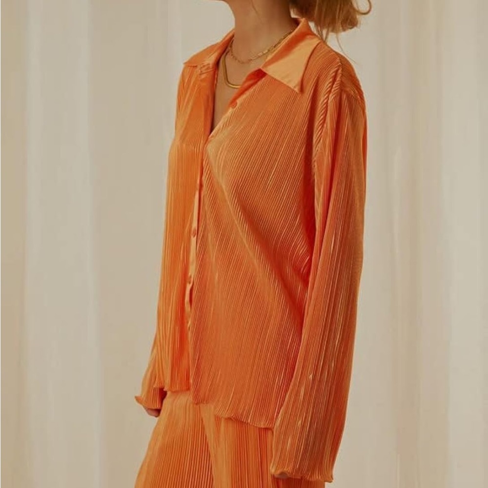 Casual Linen Pants Set